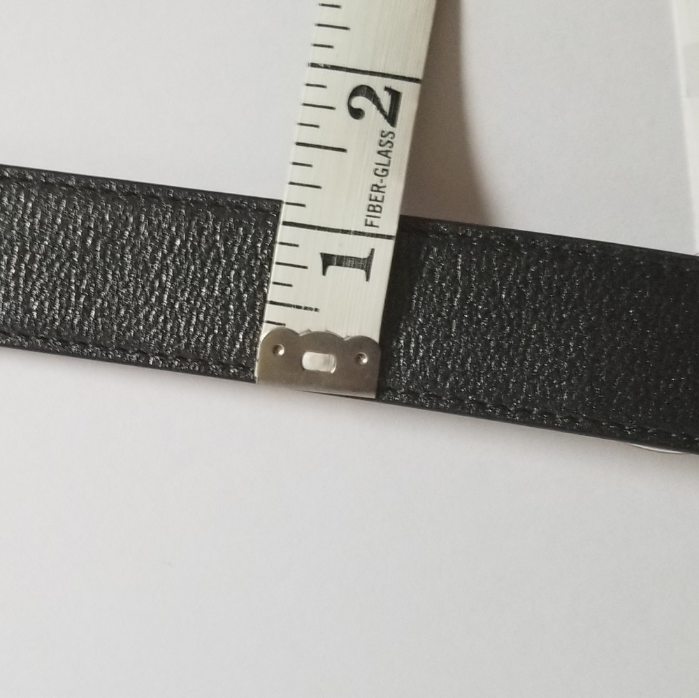 Versace La Medusa Leather Belt Black Size 36 (90cm) - Picture 4 of 7